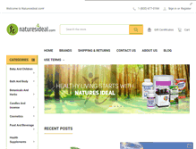 Tablet Screenshot of naturesideal.com